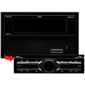 SSL DDC28B 2-DIN In-Dash Car Stereo Bluetooth MP3/CD/FM/USB/SD Receiver Player