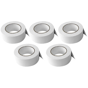 (5) Rolls Rockville Pro Audio/Stage Wire ROCK GAFF White Gaffers Tape 2"x100 Ft