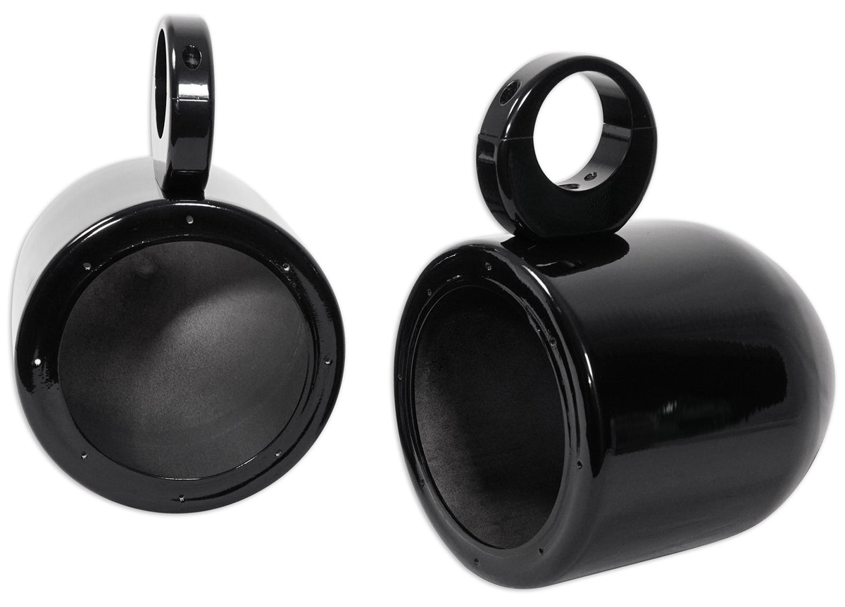 NF1-116 6.5" Speakers + MAC65B Black Aluminum Pods for RZR/ATV/UTV