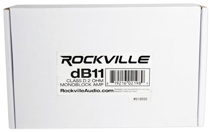 Kicker 48TCWRT82 COMPRT8 8" 600W Loaded Shallow Subwoofer+Mono Amplifier+Amp Kit