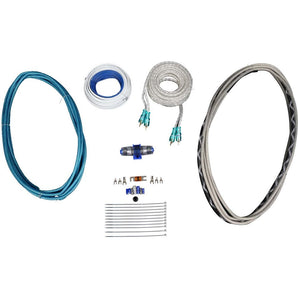 Rockville RMWK8 8 AWG Gauge Waterproof Marine Amplifier/Amp Install Wire Kit
