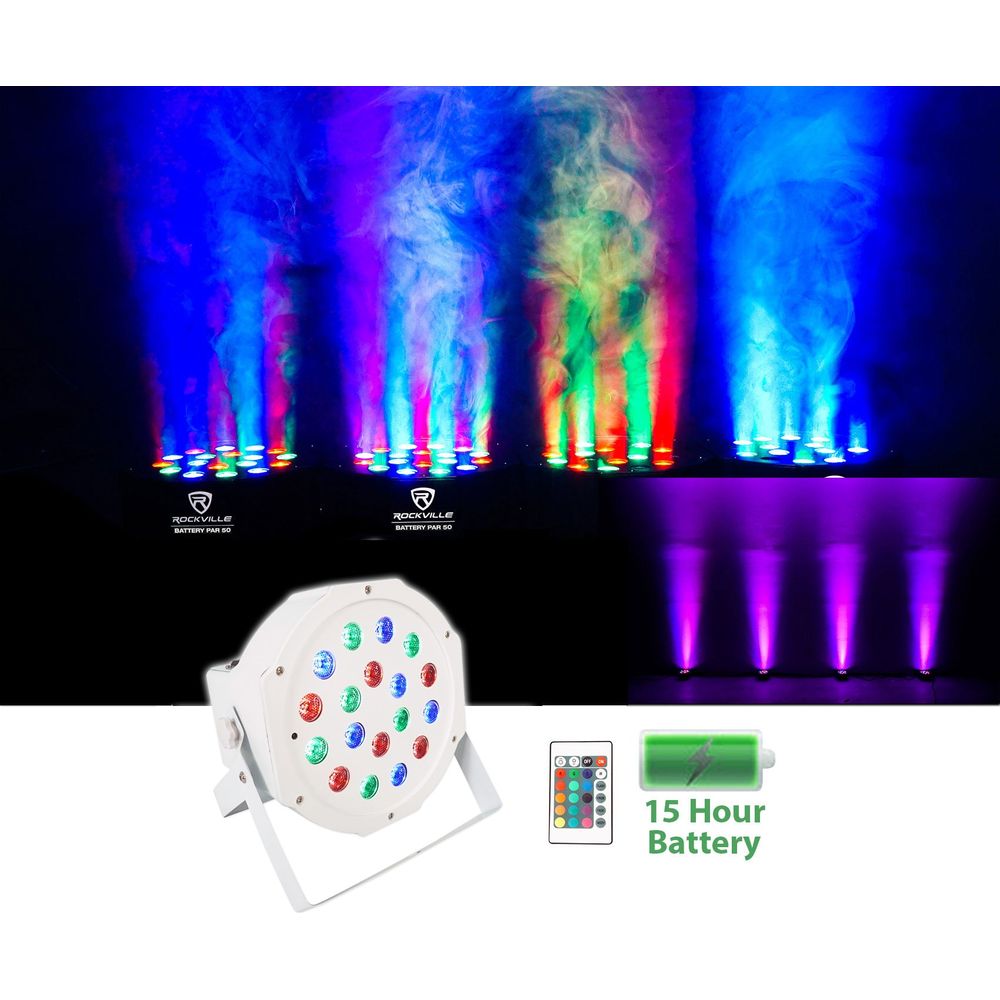 ROCKBOOTH + BATTERY PAR 50 White 2-Pack Bundle