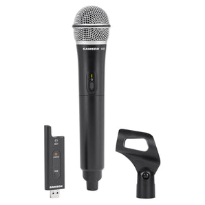 SAMSON Stage XPD2 Handheld USB Digital Wireless Q6 Microphone w/Clip+Pop Filter