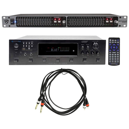 6-Zone Bluetooth Receiver with REQ215 Equalizer and RCA Cable