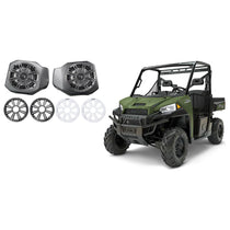 6.5" Kicker Speakers in Kick Panel Enclosures for Ranger XP1000