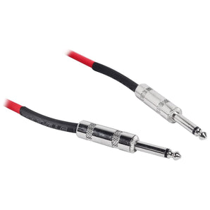 10 Rockville RCGT1.5R 1.5'  1/4" TS to 1/4'' TS Guitar/Instrument Cable