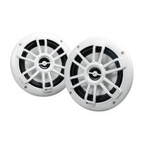 (2) MB QUART NF1-116 6.5" 80 Watt Marine 2-Way Coaxial White Speakers For Boat