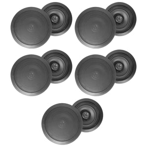 10) Rockville HC85 8" Inch 700 Watt Black In-Ceiling Home Theater Speakers 8 Ohm