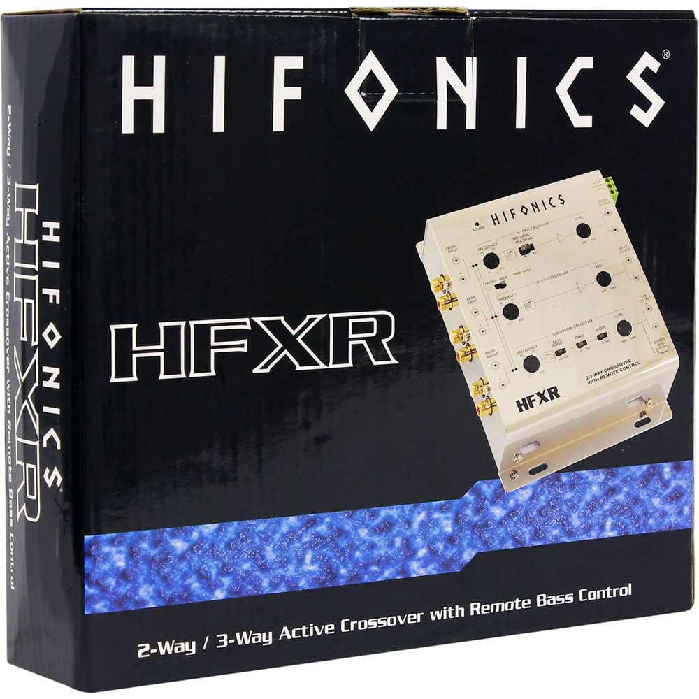 Hifonics HFXR 3-Way Active Crossover With Remote & 8.5 Volt Preamp Out ...