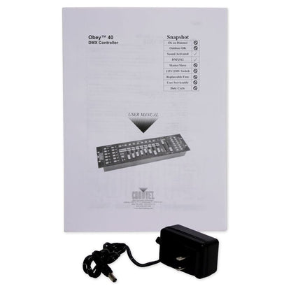 Chauvet DJ OBEY40 Universal DMX-512 Light Controller With 192 Channels and Midi