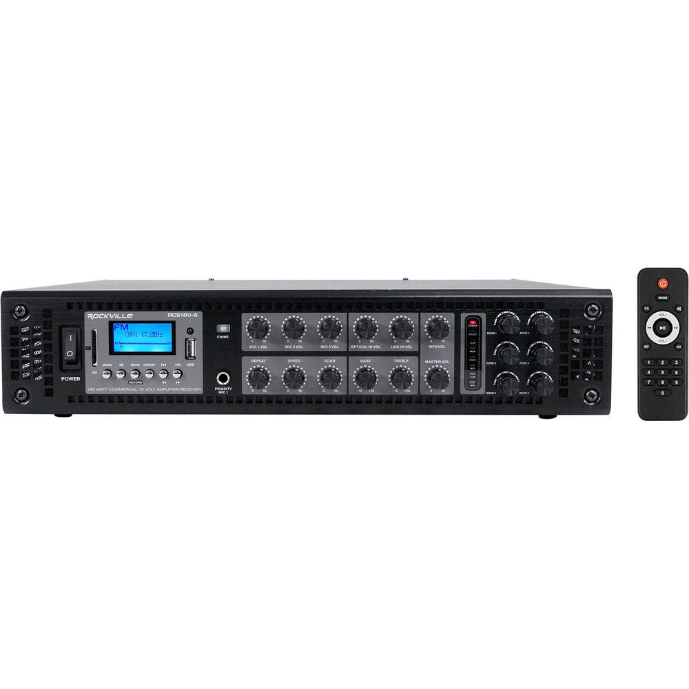 CC525T White 10-Pack + RCS180-6 6-Zone 180W Amp Bundle