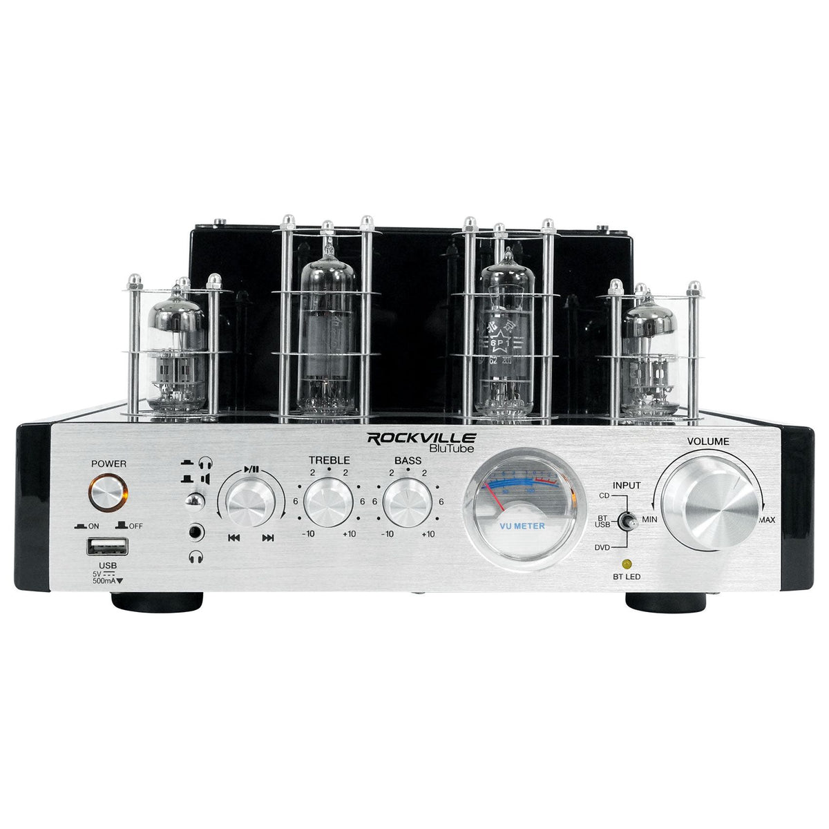 BluTube Tube Amplifier + (4) 6.5" White Ceiling Speakers
