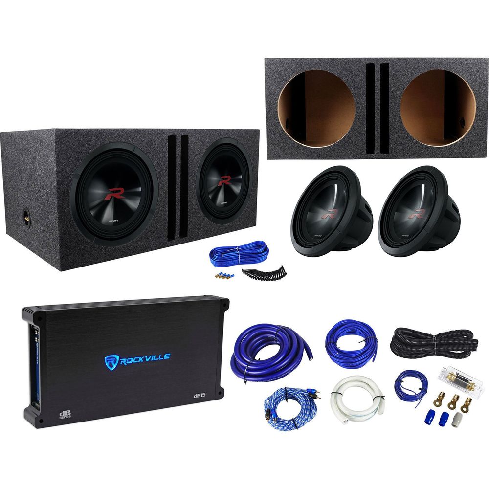 (2) Alpine Type-R R2-W12D2 12