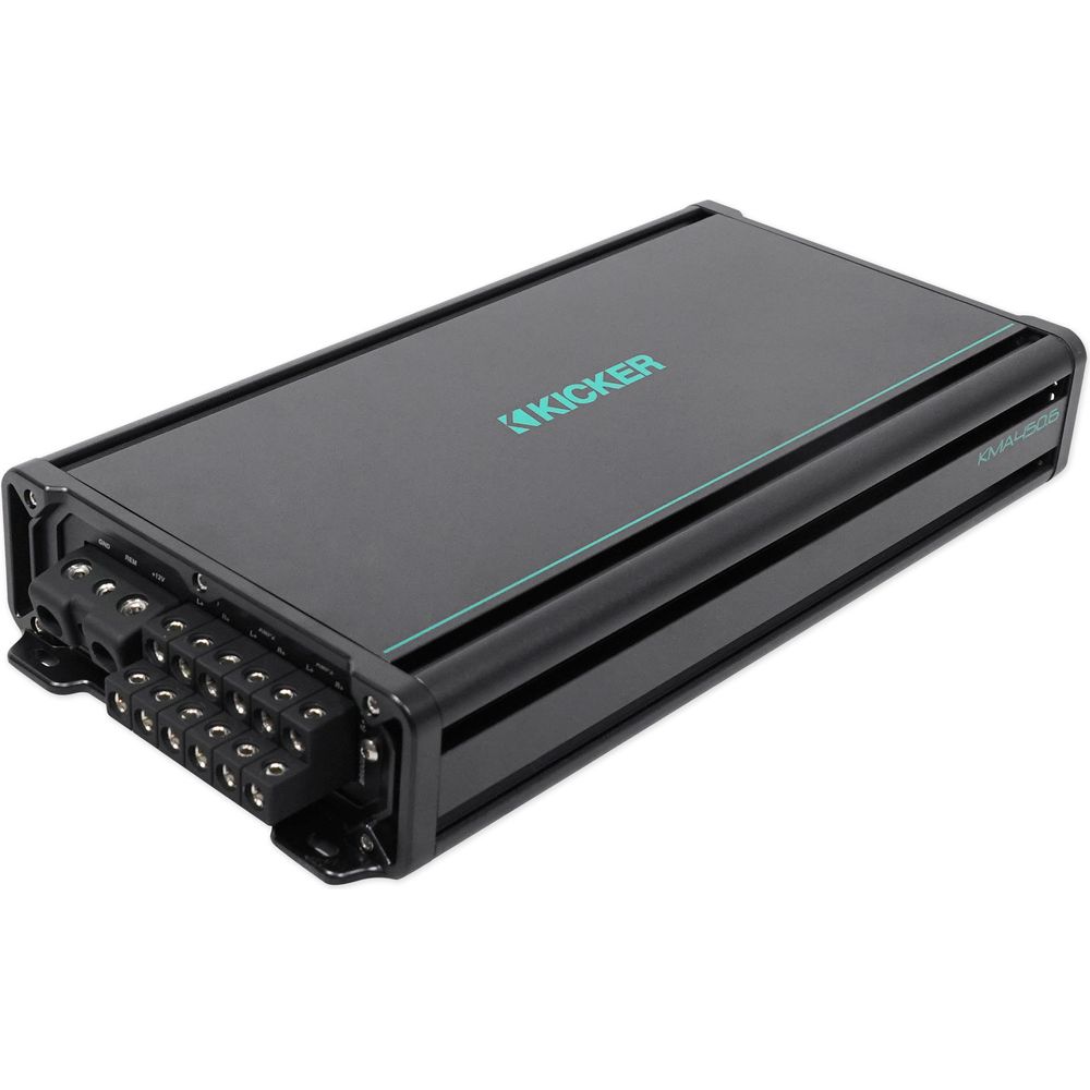 KICKER 45KMA4506 450w 6Channel Marine Amplifier 2ohm Boat Amp KMA450