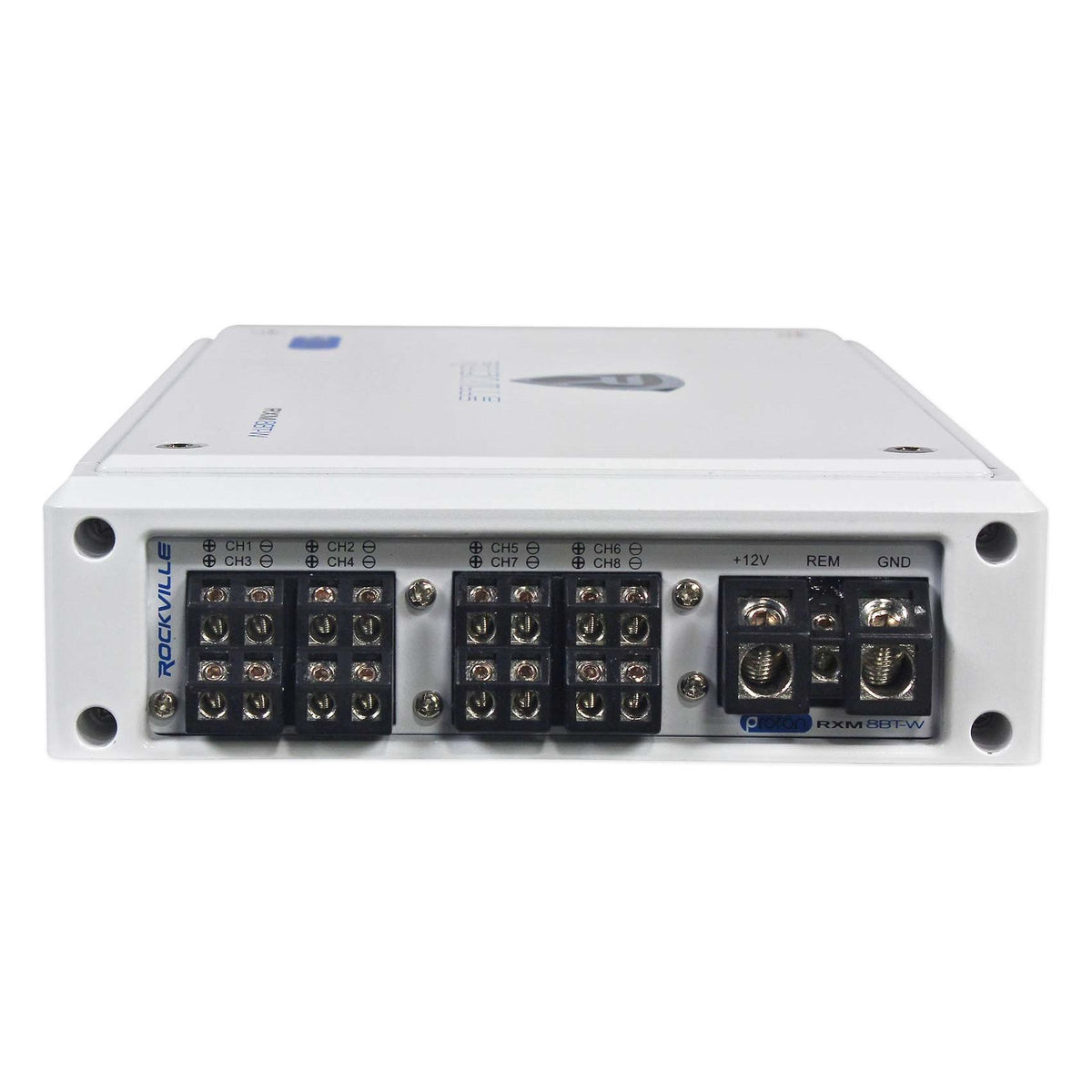 Rockville RXM8BTW 8 Channel 1500 Watt Marine Bluetooth Amplifier