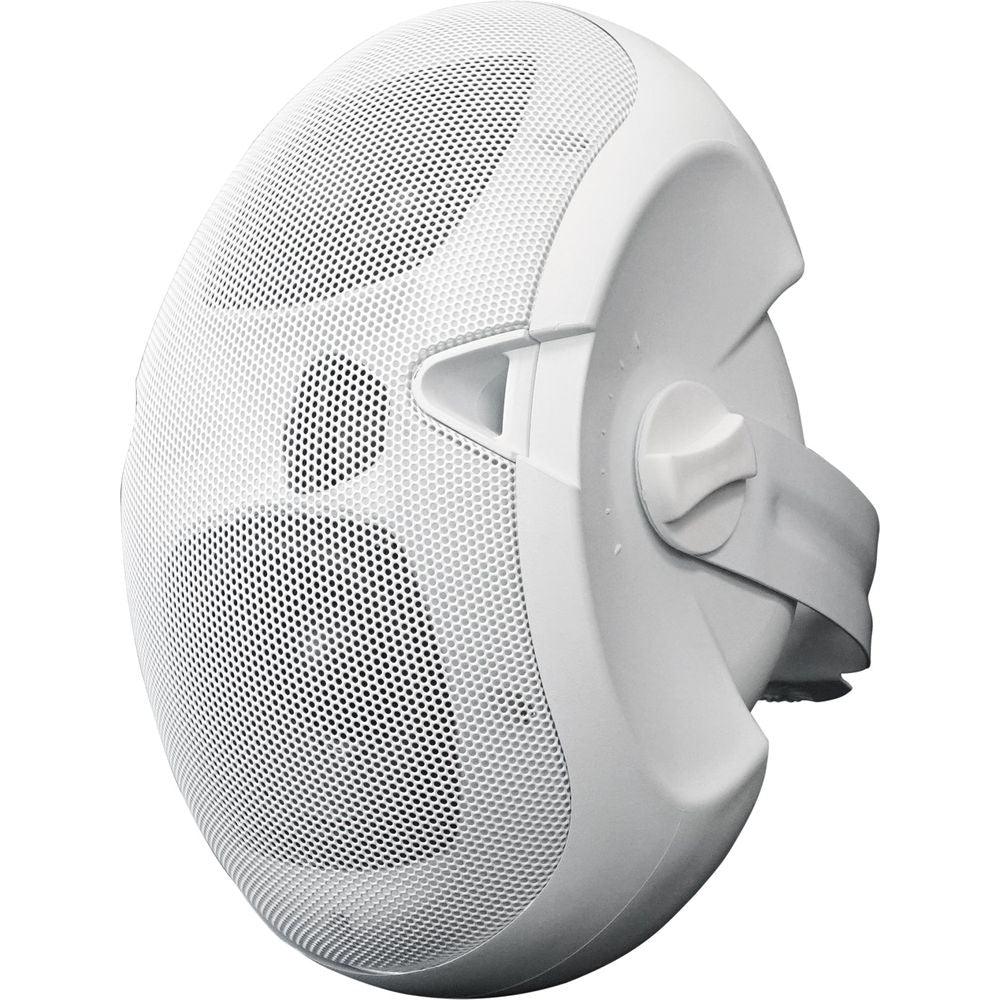 Commercial Amplifier + 2 White Dual 4" 70V Patio Wall Speakers