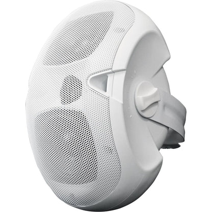 6-Zone Amplifier + (4) White Dual 4" 70V Wall Speakers for Restaurant/Bar