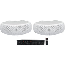 RCS80-1 + WET-D4 White Speakers Bundle