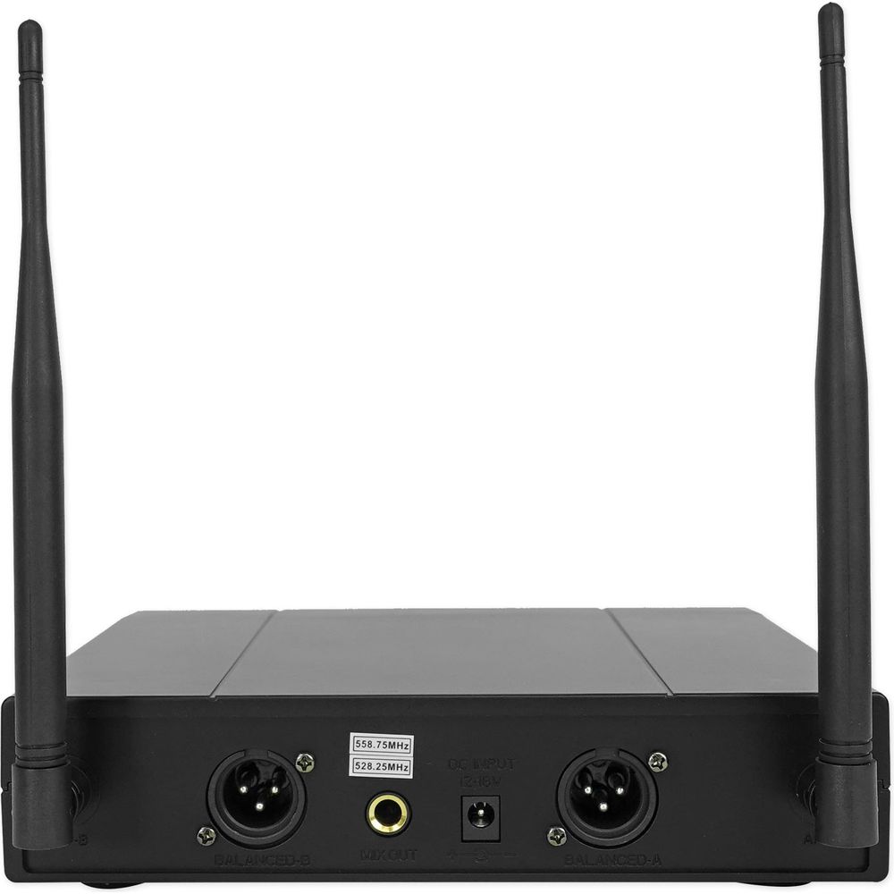 Mackie ProFX16v3 16-Channel 4-Bus Effects Mixer w/USB+Dual Wireless UHF Mics