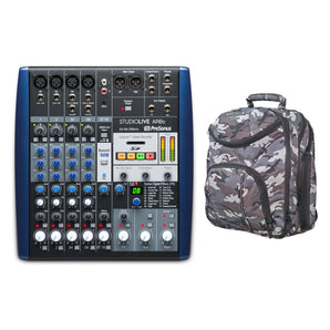 Presonus StudioLive AR8 USB Hybrid Live Sound/Studio Recording Mixer+CAMOPACK