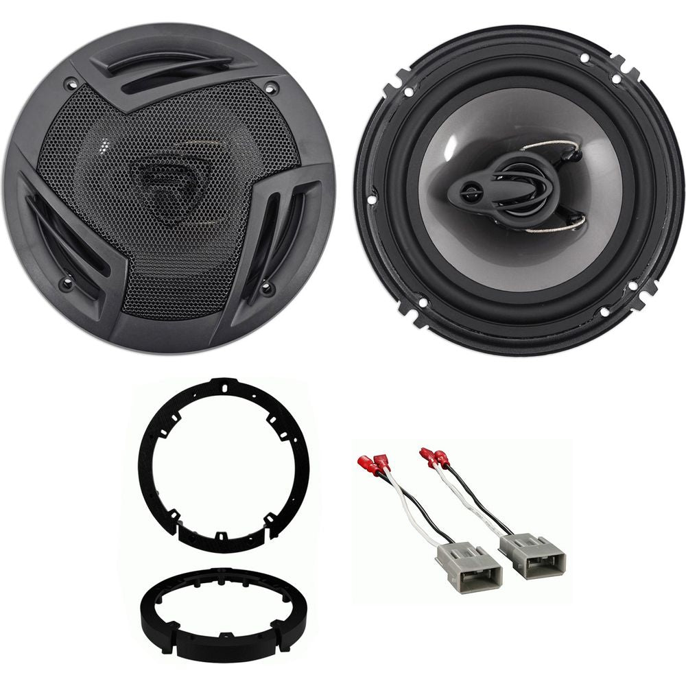 Rockville 600 Watt 6.5" Front Speaker Replacement Kit For 2009-2014 Acura TL