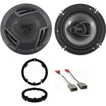 Rockville 600 Watt 6.5" Front Speaker Replacement Kit For 2009-2014 Acura TL