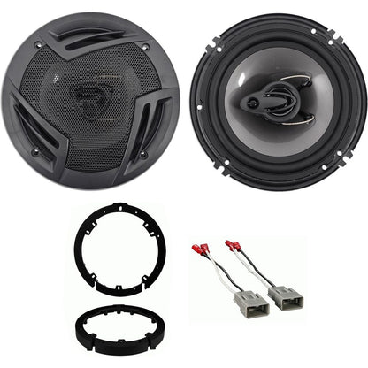 Rockville 600 Watt 6.5" Front Speaker Replacement Kit For 2009-2014 Acura TL