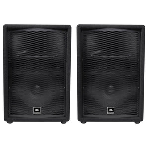 (2) JBL JRX212 1,000 Watt 12" Inch 2-Way DJ P/A Speakers Floor Wedge Monitors
