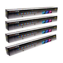 (4) COLORSTRIP DJ DMX LED Wash Lights