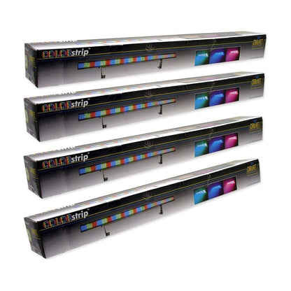 (4) COLORSTRIP DJ DMX LED Wash Lights