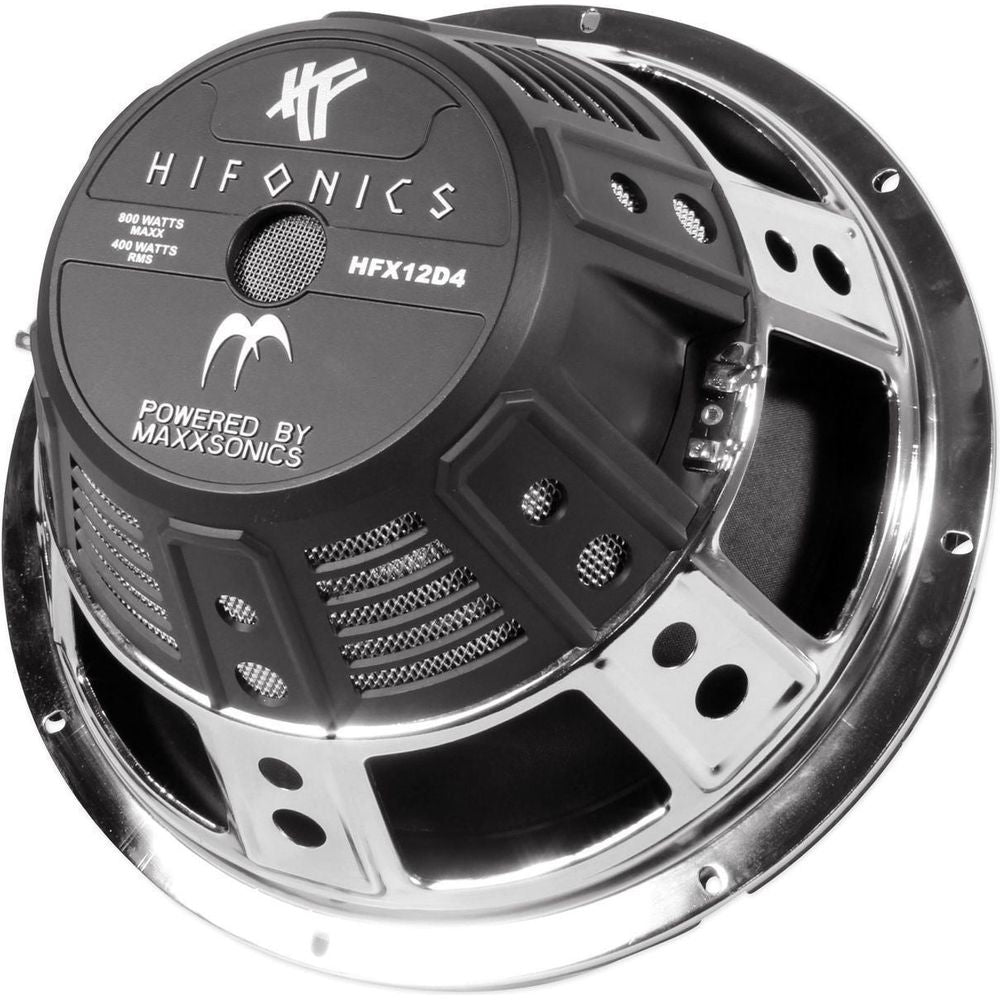 HFX12D4 12" 800 Watt DVC 4 Ohm Car Subwoofer (Pair)