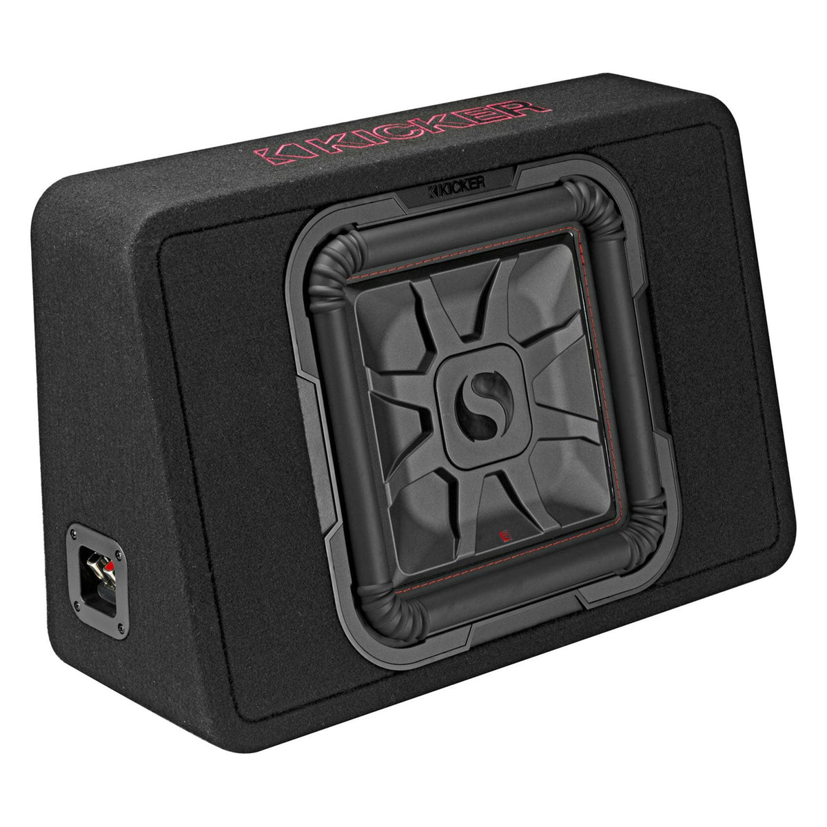 KICKER 46TL7T122 L7T 12" 600w Car Subwoofer Solo-Baric Sub in Slim Enclosure Box