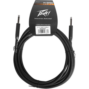 Peavy PV 15' Foot 1/4" To 1/4" Guitar Keyboard/Instrument Cable