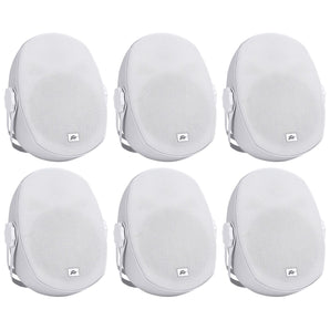 6 Peavey Impulse 8c Indoor/Outdoor 8" Speakers 4 Restaurant/Bar/Home/Patio-White