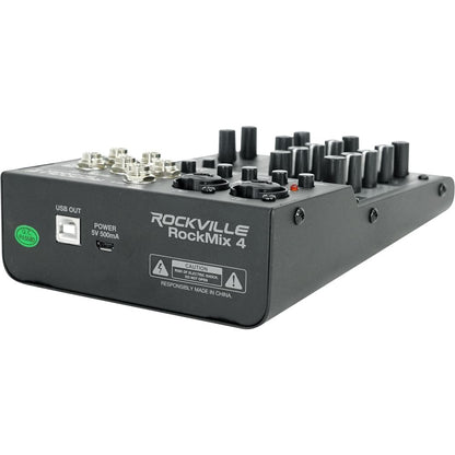 SRT215 15" Powered DJ PA Speaker With Bluetooth, 4-Ch. Mixer & Microphone