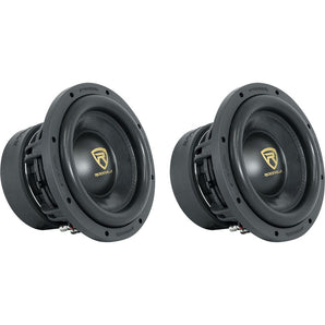 (2) Rockville W10K9D2 10" 6400 Watt Car Audio Subwoofers Dual 2-Ohm Subs