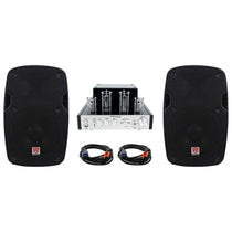 BluTube Tube Amplifier/Home Theater Bluetooth Receiver + (2) 8" Speakers