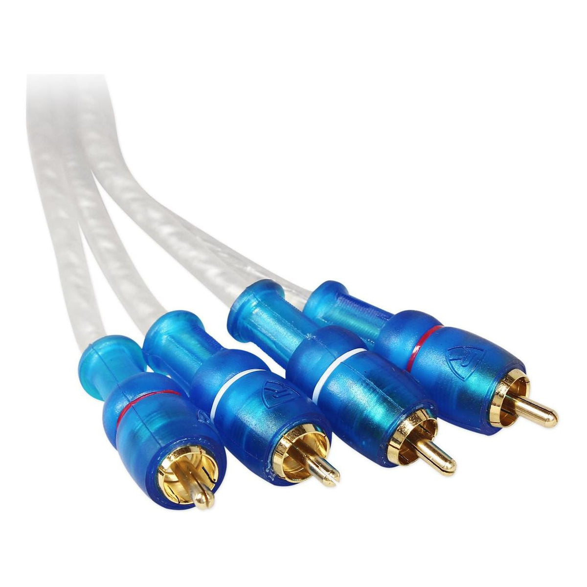 48KMA3604 4-Channel Marine Amplifier + Amp Kit + RCA Cables