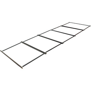 ProX XF-5X3048B 5 Panel Black Frame DJ Facade W/Quick Release 180 Deg. Hinges