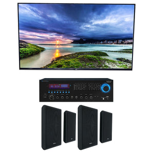 Technical Pro RX55URIBT 1500W Home Theater Bluetooth Receiver+(4) 5.25" Speakers