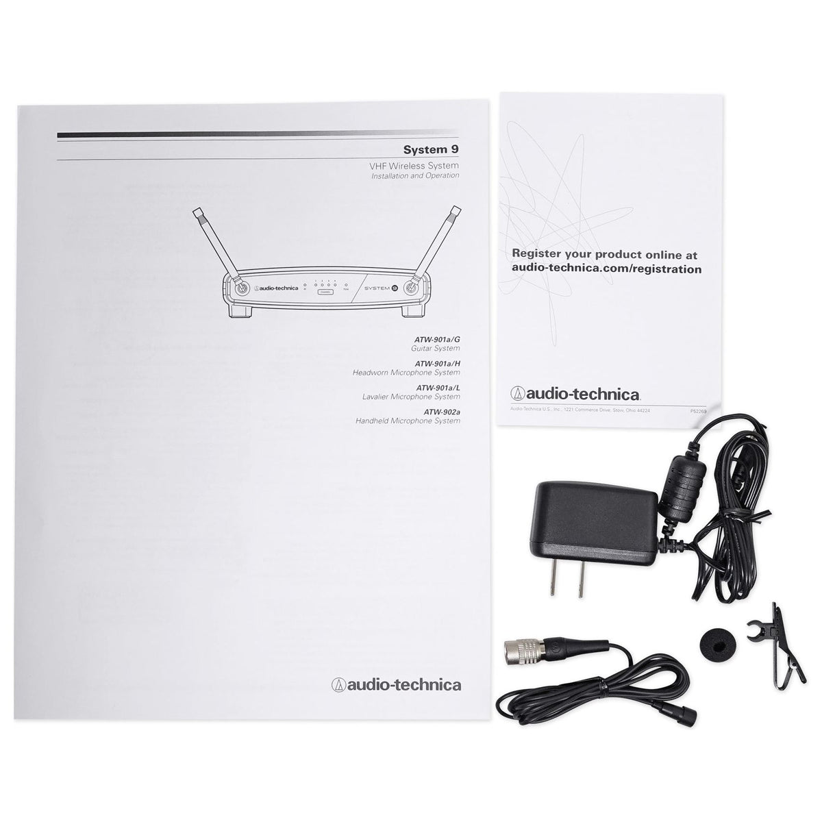 ATW-901a/L Wireless Lavalier Microphone Mic + Bluetooth Speaker