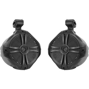 (2) Rockville RWB90B 8" 360° Swivel Tower Roll Bar Speakers for Jeep Wrangler