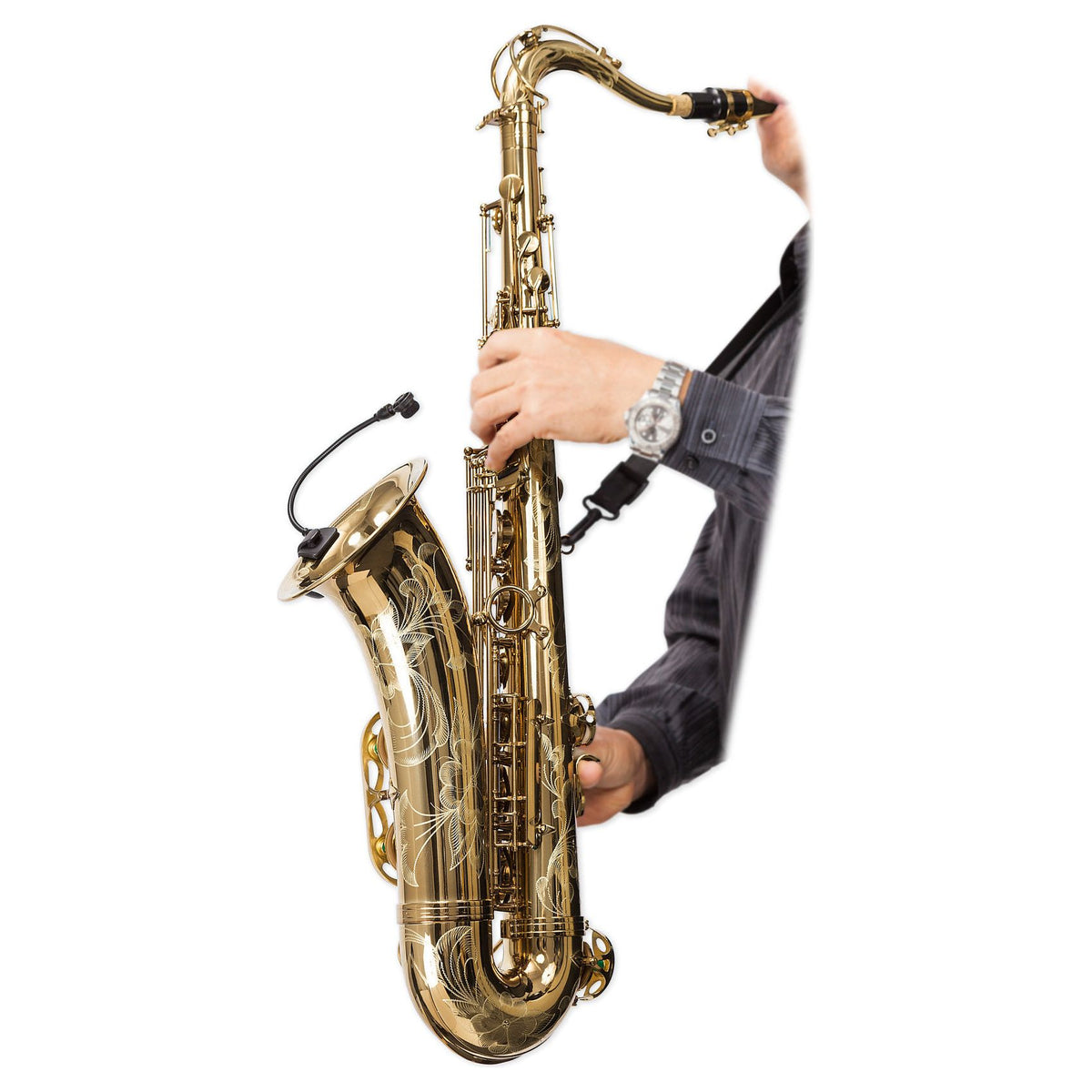 AirLine AWX Wind Instrument Wireless Horn Microphone with Headphones and Cables