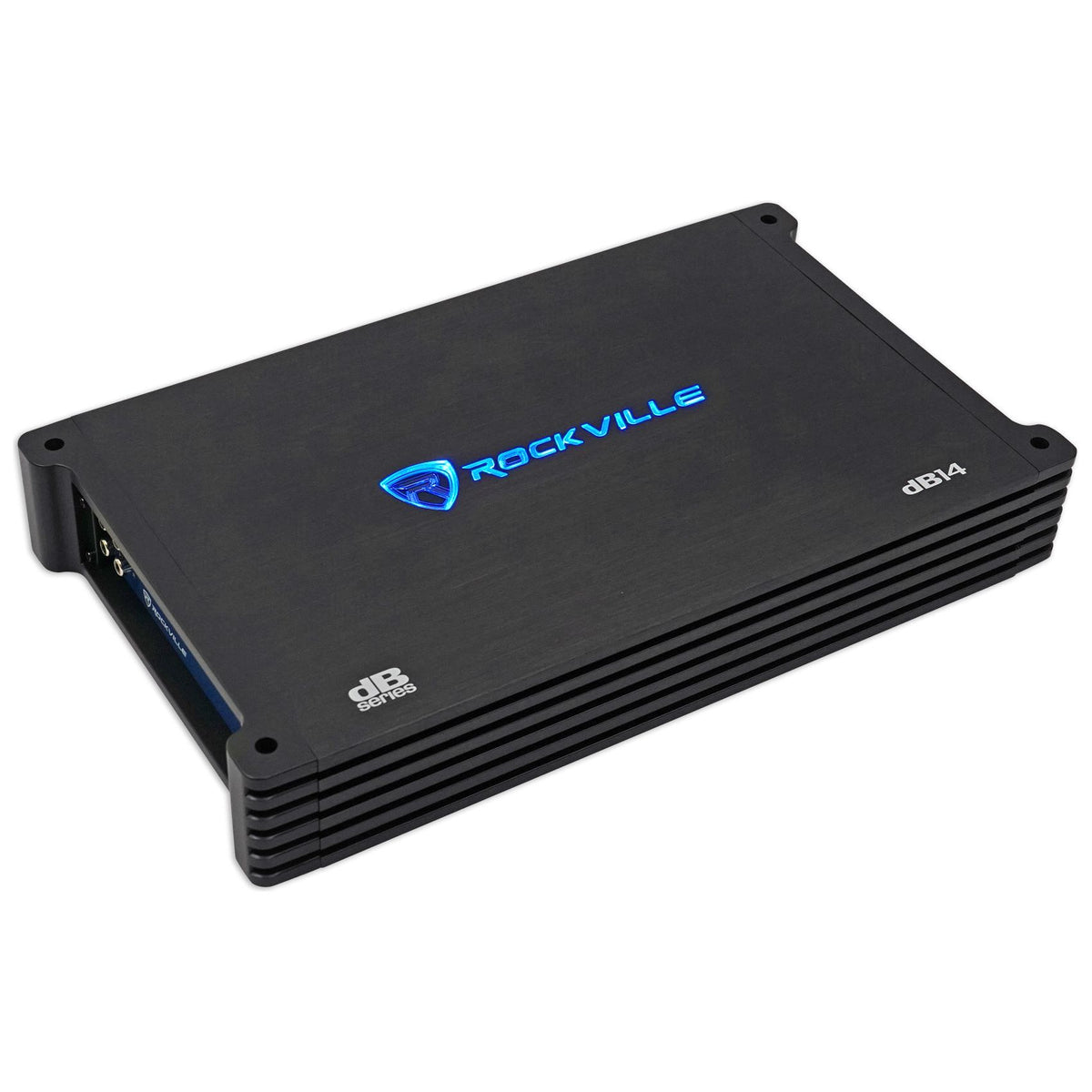 Rockville W15K5S4 2-Pack + dB14 Mono Amplifier + RWK41 Kit Bundle