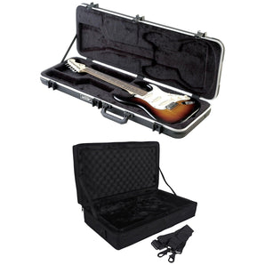 SKB 1SKB-66 Electric Hard-Shell Guitar Case + Foot Pedal + Controller Soft Case