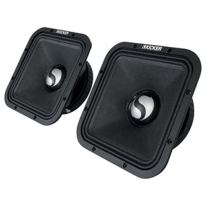 Pair Kicker ST9MR 9" Street Series Square Mid-Range Speakers 8-ohm 49ST9MR8