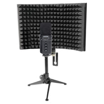 G-Track Pro Studio USB Condenser Microphone with Interface and Vocal Isolation Shield