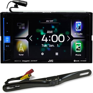 JVC KW-M650BT 6.2" Digital Media Bluetooth Receiver Android/Carplay+Backup Cam