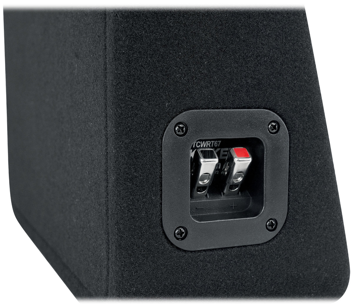 KICKER 48TCWRT672 CompRT 6.75" 300w Slim Car Subwoofer+Sub Enclosure COMPRT12