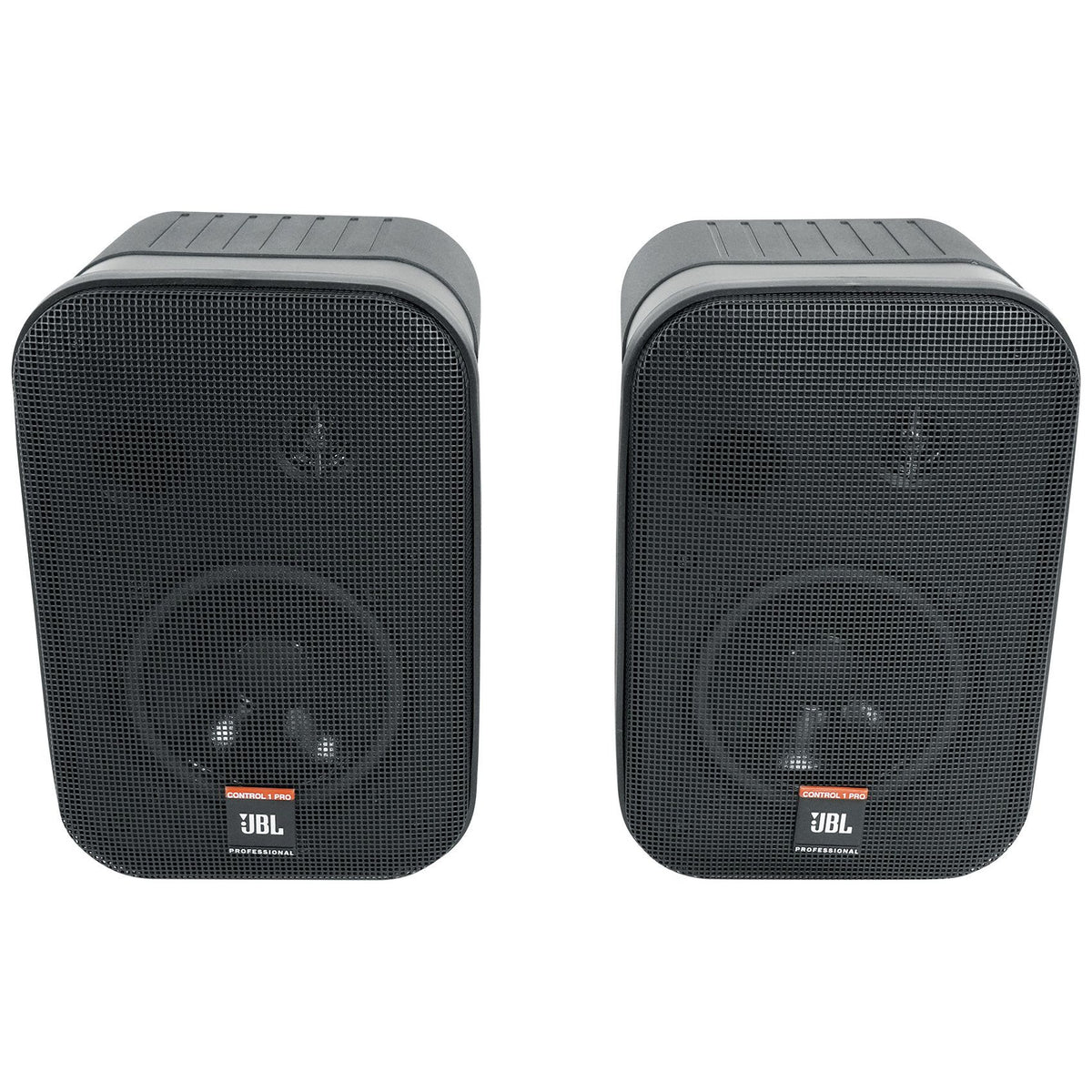 Pair JBL C1PRO Control 1 PRO Black 5.25" Wall Mount Home/Commercial Speakers
